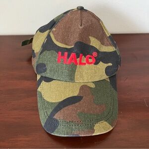Halo Camouflage Adjustable Strap Baseball Cap